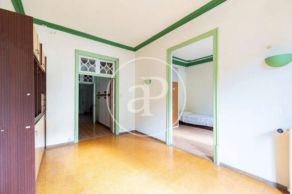 Living Room - Classical Apartment in Eixample Dreta, Barcelona