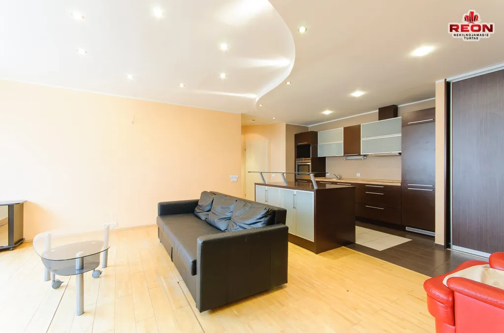 Séjour - Spacious Two-Bedroom Flat with Balcony in Vilnius
