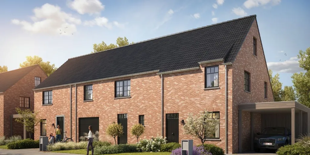Nouveau Projet de Maisons Contemporaines à Oedelem