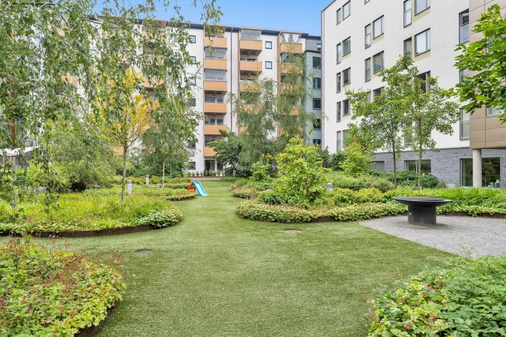 Garden - 4-room apartment in Uppsala kommun