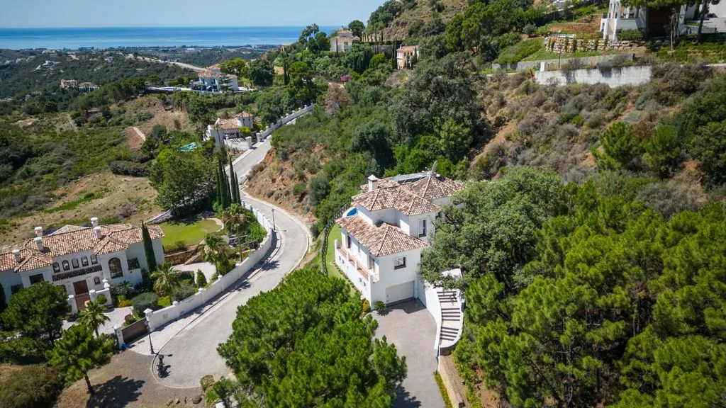 Vue aérienne - Luxury Villa with Sea Views in Benahavis