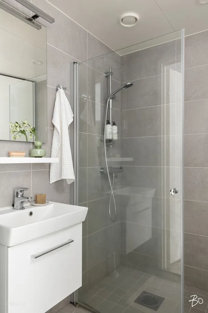 Salles de bain - Compact Flat with Balcony in Lahti Centre