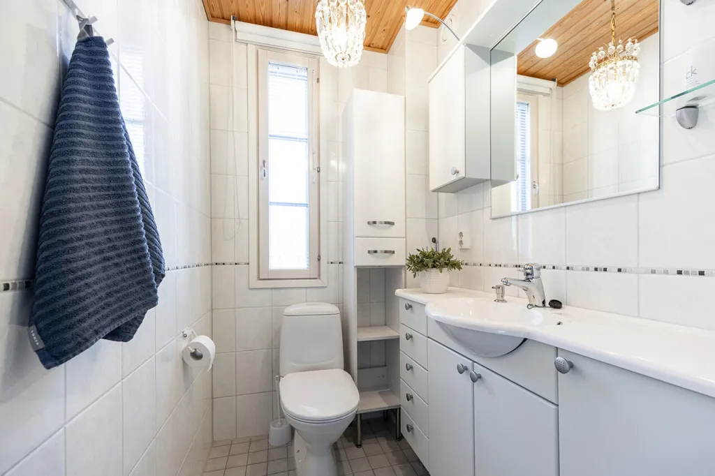 Salles de bain - Two-Bedroom Cottage with Sauna in Sastamala