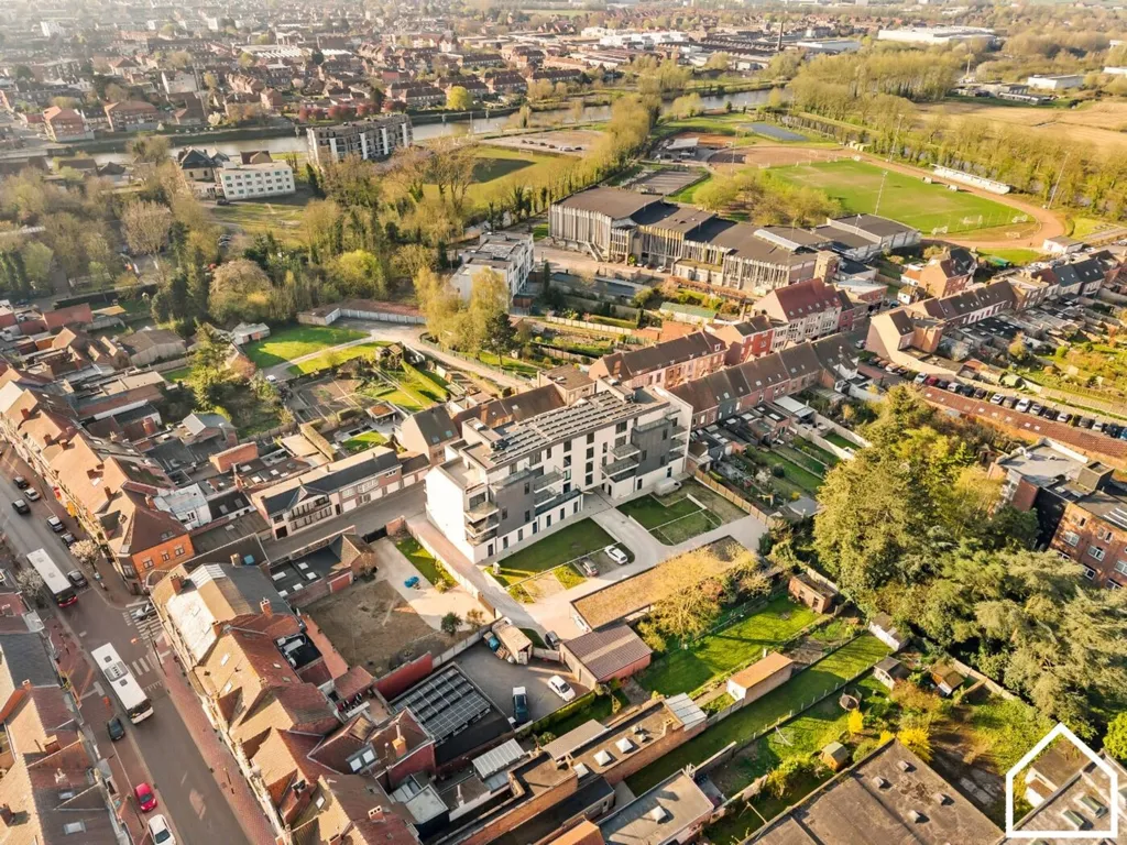 Vue aérienne - Penthouse avec Terrasse à Comines-Warneton