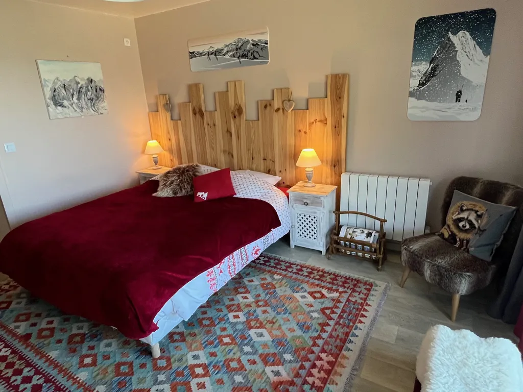 Bedrooms - Duplex Apartment with Mountain View in Saint Lary 1700