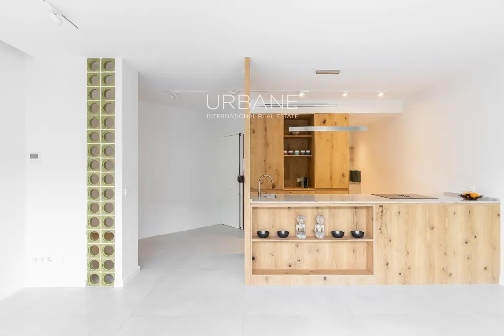 Köök - Designer Flat with Terrace in Sant Antoni, Barcelona