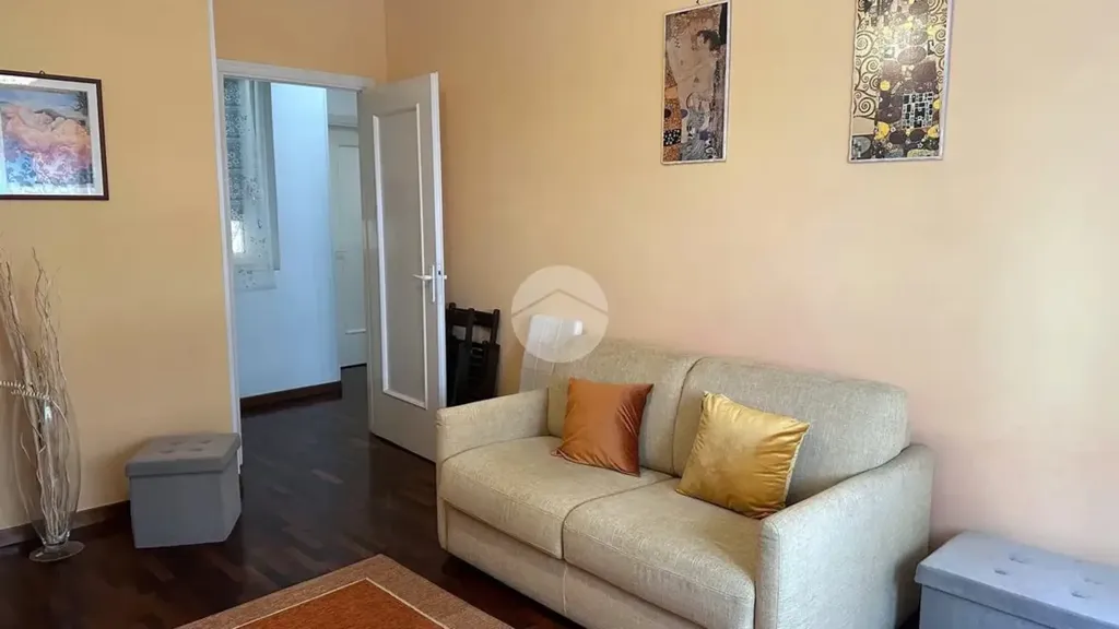 Séjour - Rustic-Style Flat with Balcony in Rome