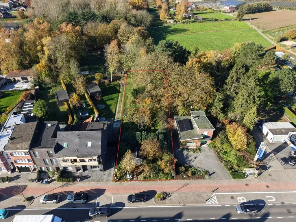 Õhuvaade - Buildable Plot with Open Fields View in Ranst