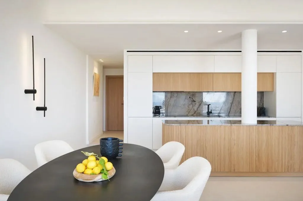 Cuisine - Appartement de Luxe avec Vue Mer à Cannes