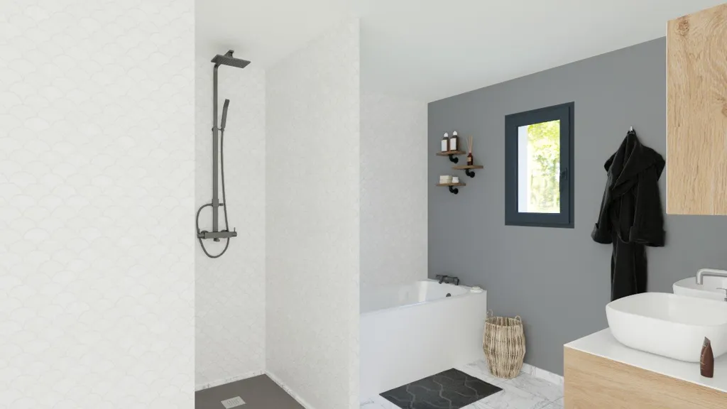 Salles de bain - Maison Neuve 3 Chambres avec Jardin à Dompierre-sur-Veyle