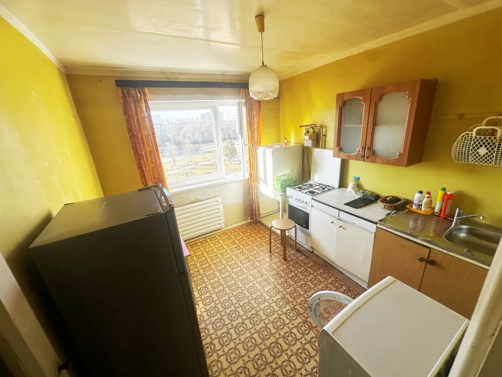 Köök - Apartment with Balcony in Narva Centre