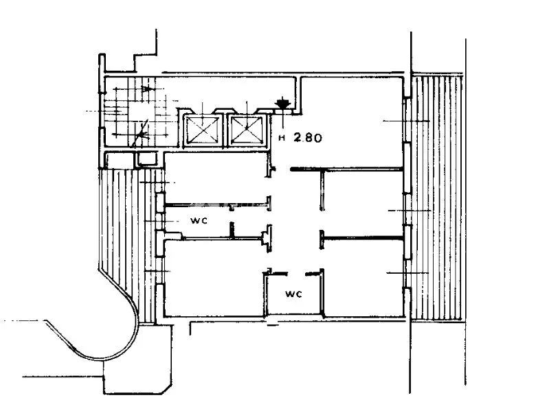 Plan - Rearranged Apartment with Balcony in Pieve Emanuele