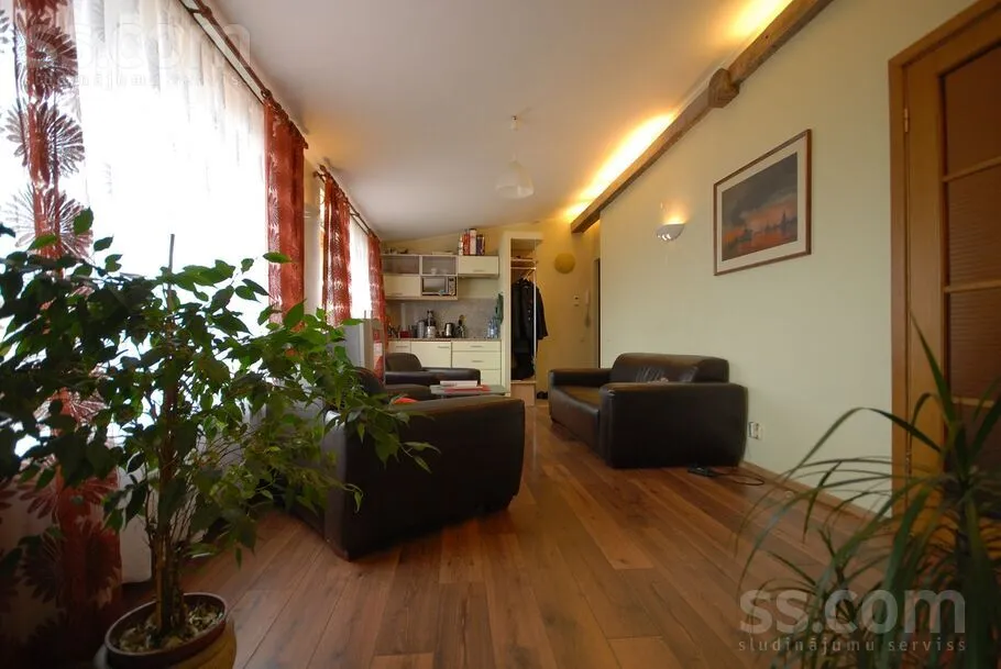 Séjour - Light Penthouse with Home Cinema in Riga Centre