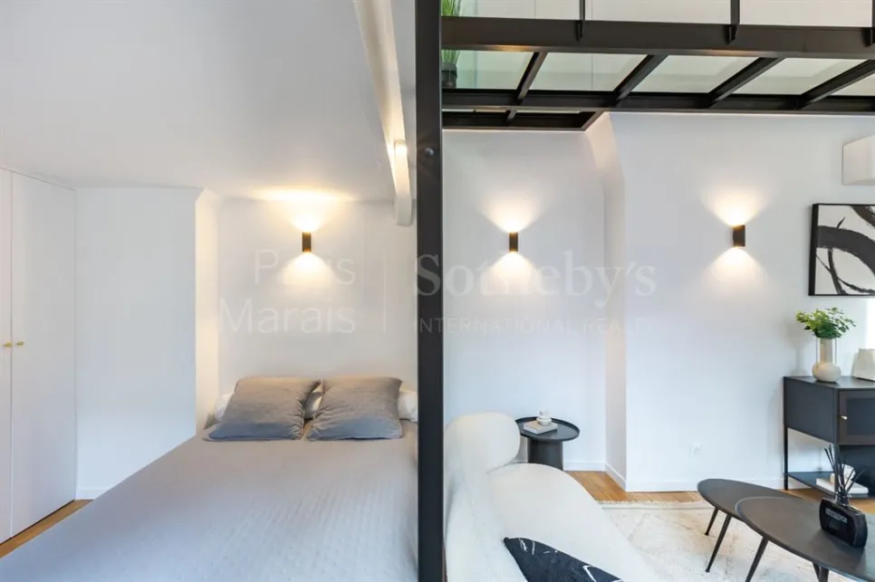 Camere da letto - Loft with Glass Balcony in Paris 7ème