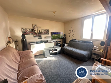 Soggiorno - 4-Bedroom Apartment with Balcony in Le Mans