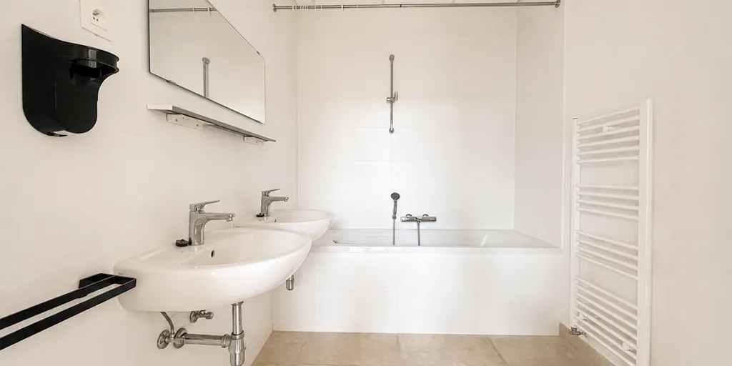 Bathrooms - Apartment with Terrace in Etterbeek