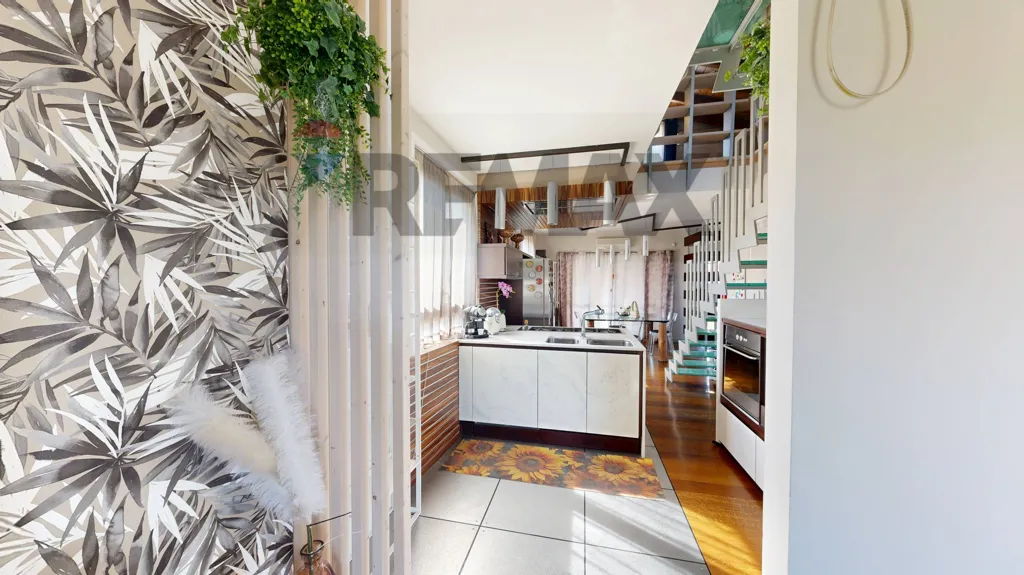 Cuisine - Charm Duplex with Veranda in Lentate Sul Seveso