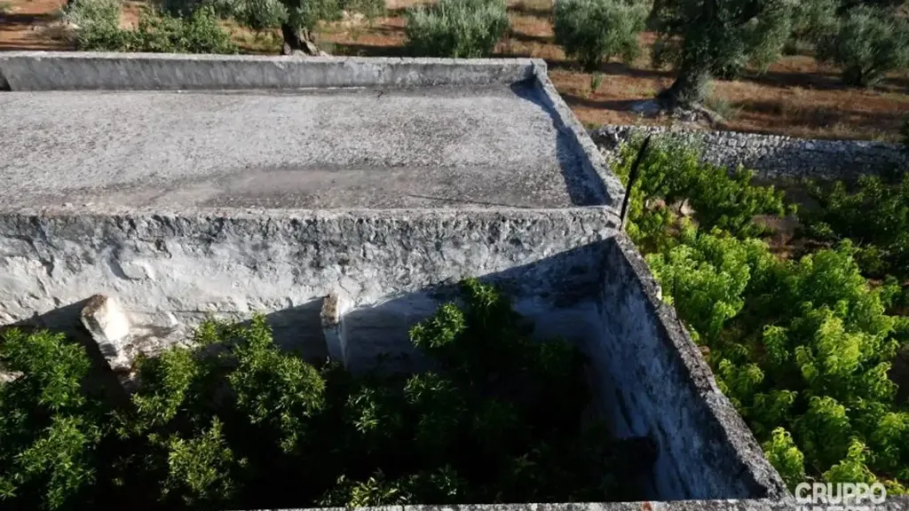 Vue aérienne - Rustic Casali with Olive Grove in Ostuni