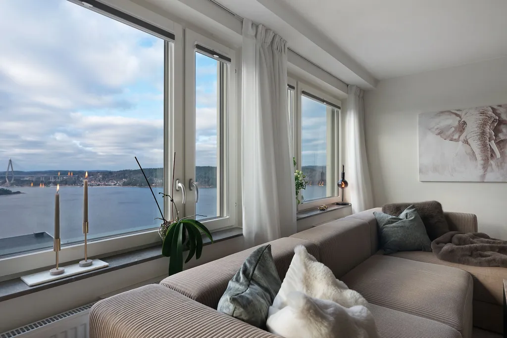 Soggiorno - Luxury Flat with Byfjorden View in Uddevalla