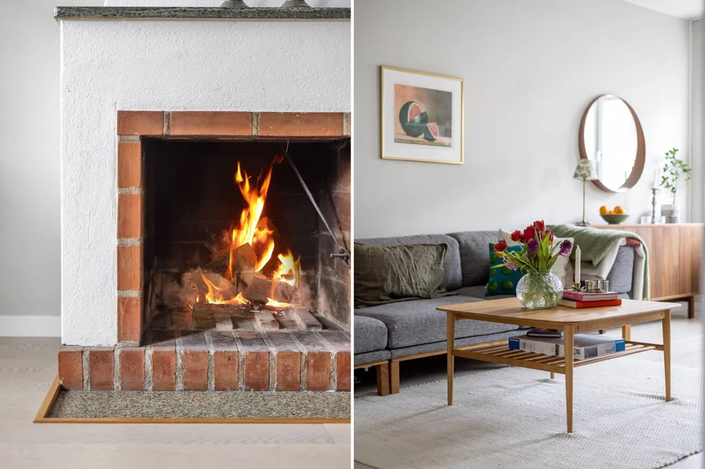 Living Room - Renovated Flat with Garden in Främre Luthagen