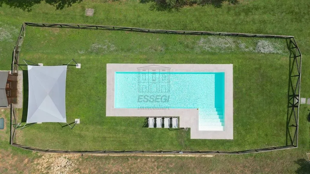 Õhuvaade - Rustic Tuscan Farmhouse with Pool near Lucca