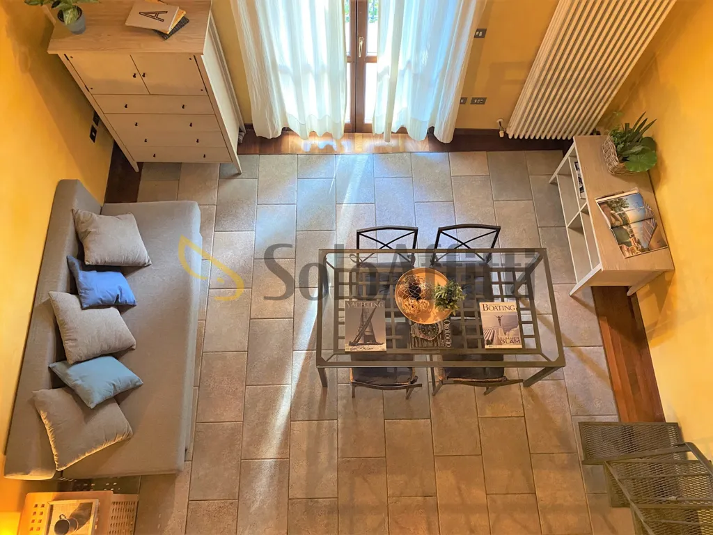 Dining Room - Studio with Balcony in Forlì's Historic Centre