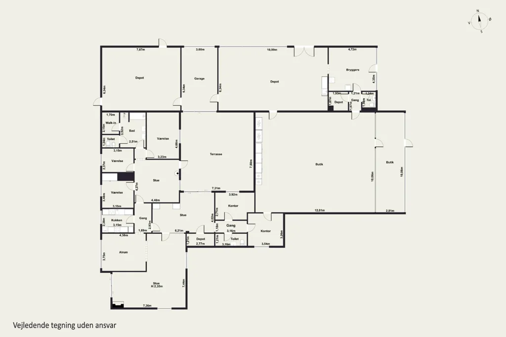 Plan - Villa with Large Grounds in Vigsø