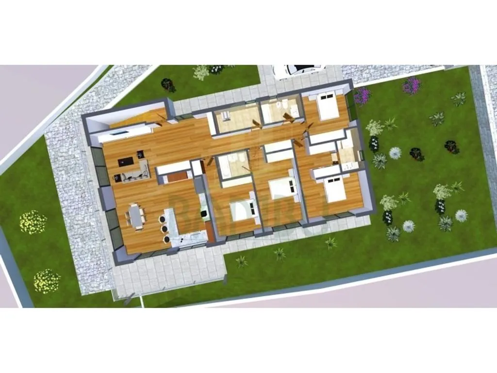 Plan - T4 Villa in Early Construction near Vila Praia de Ancora