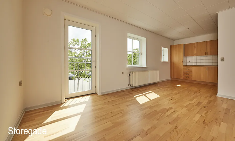 Living Room - 3-Bedroom Flat with Garden in Ølgod