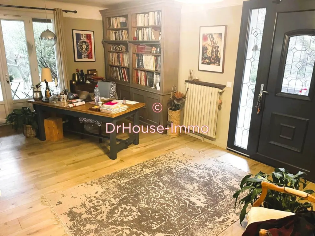 Office - House with Pool and Garden in Générac