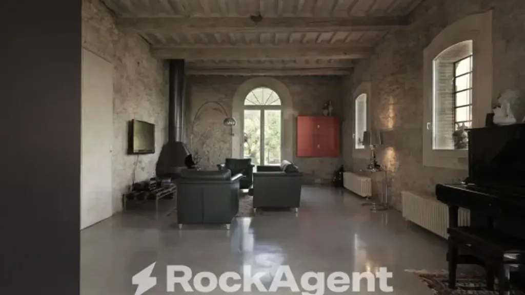 Séjour - Rustic Villa with Panoramic Views in Calci