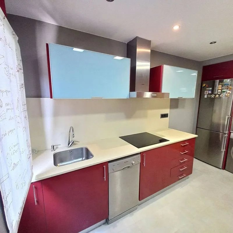 Kitchen - Apartment with West View in Gijón Centre
