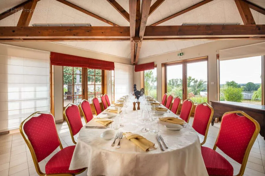Salle à manger - Hôtel-Restaurant avec Vue sur la Loire