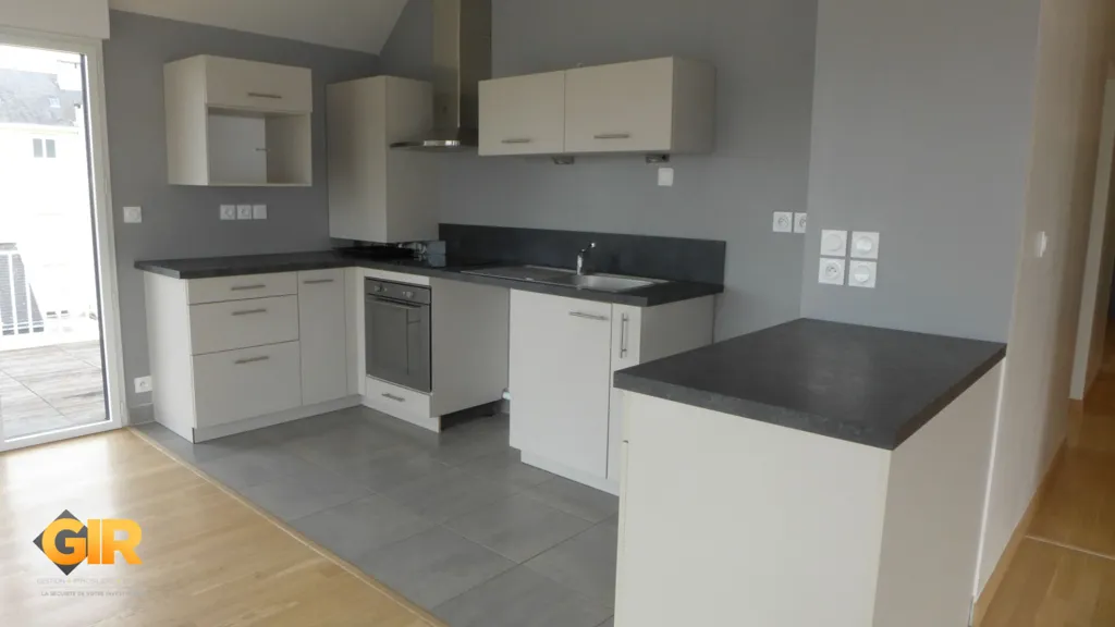 Cuisine - Appartement 4 Pièces avec Terrasse à Rennes