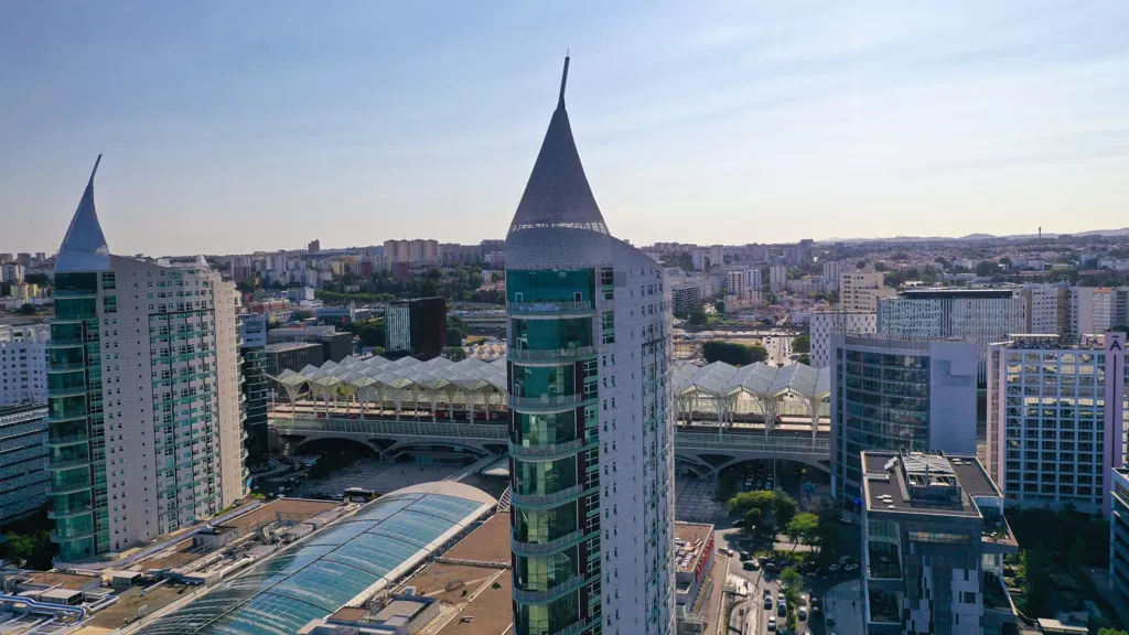 Õhuvaade - Penthouse Duplex with River View in Parque das Nações