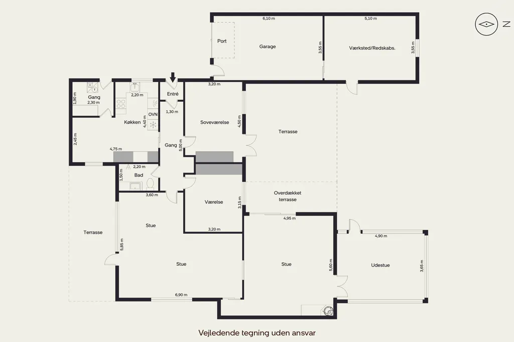 Plan - Villa with Garden in Sædding, Esbjerg