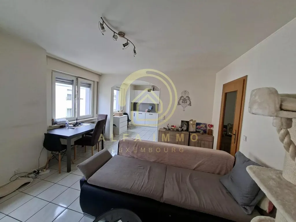 Soggiorno - Unfurnished 2-Bedroom Apartment in Differdange