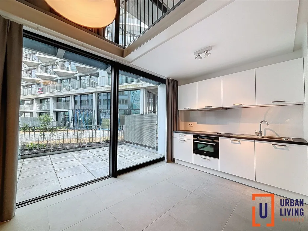 Köök - Duplex Studio with Terrace in Brussels