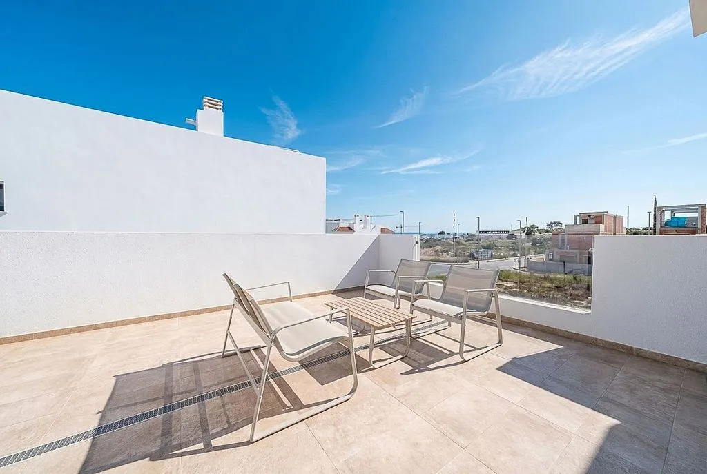 Terrass - Modern Villa with Private Pool in Lo Marabú, Ciudad Quesada