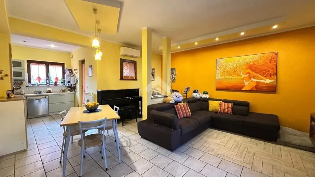 Living Room - Terraced Villa with Private Garden in Cerisano