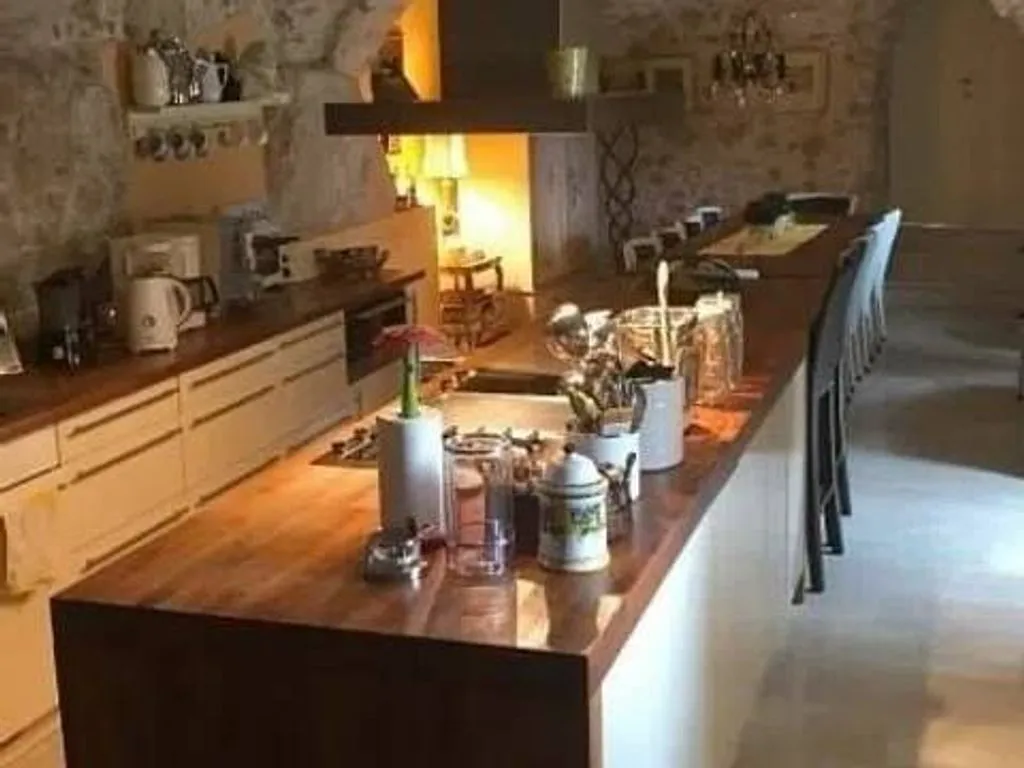 Köök - Luxury Villa with Pool in Lecce nei Marsi