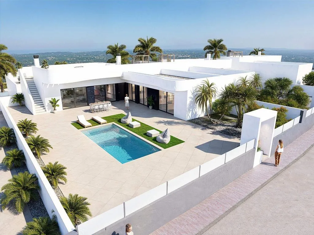 Piscine - Chalet with Pool and Terrace in Algorfa