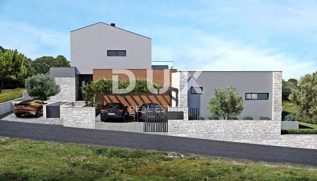 Permitted Plot with Project in Labin, Istra