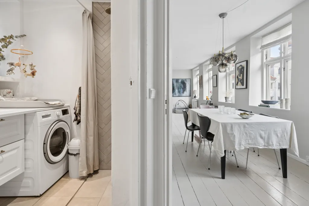 Söögituba - Apartment with Fireplace in Copenhagen