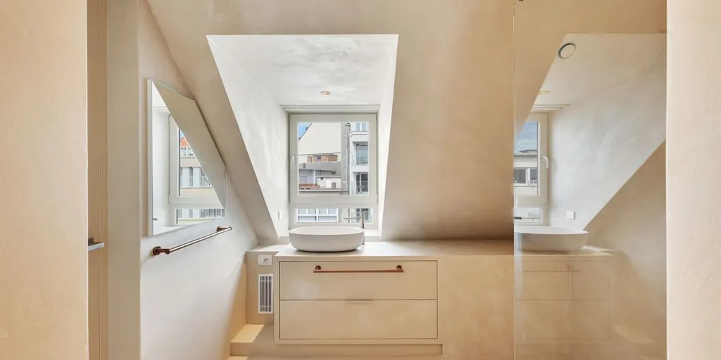 Salles de bain - Penthouse Ensoleillé avec Terrasses à Knokke
