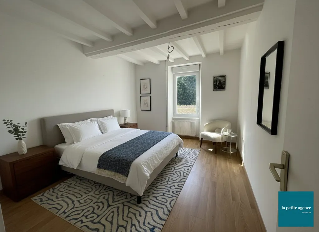 Chambres - Maison avec Entrée Indépendante à Esson