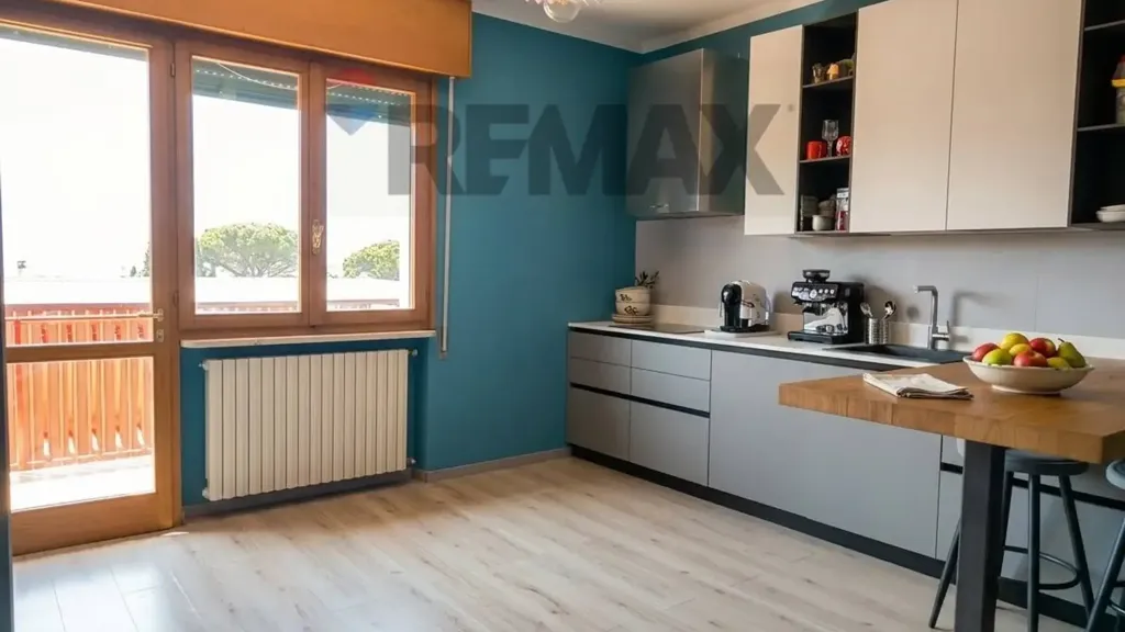 Cuisine - Four-Bedroom Apartment with Lake View in Marone