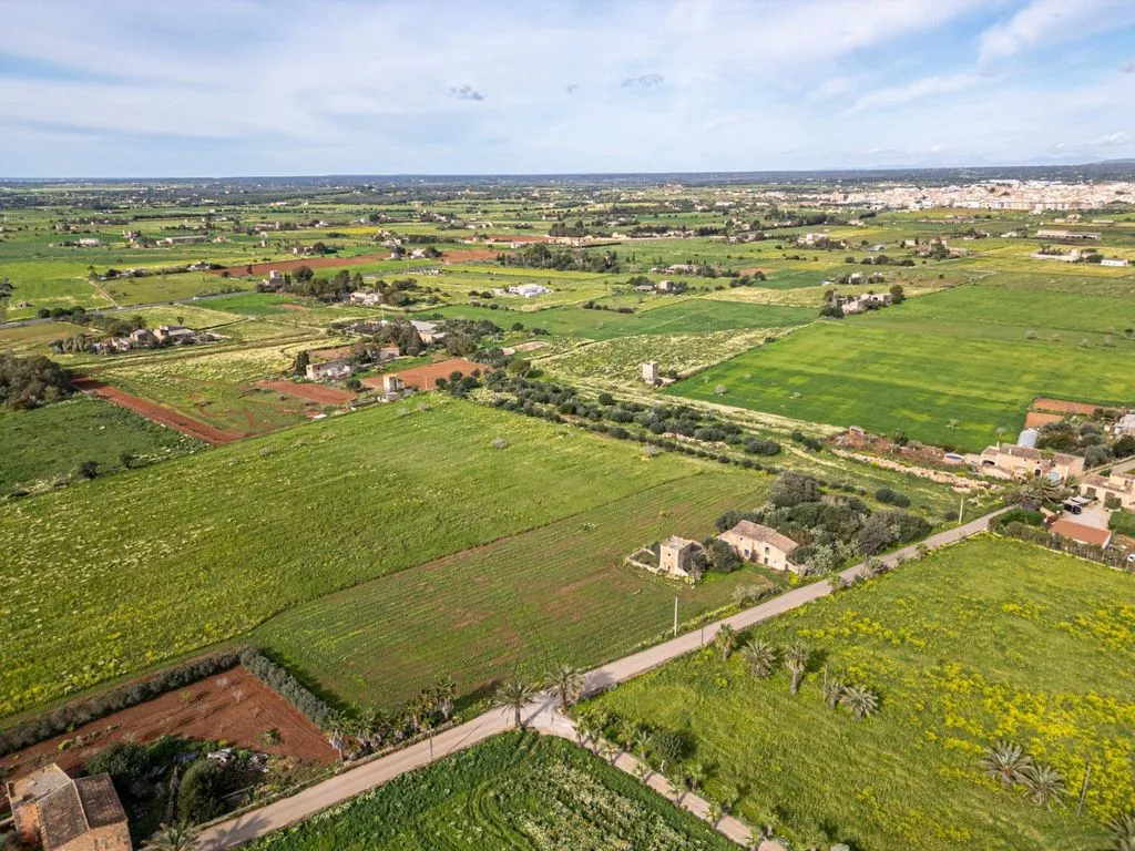 Aerial - Rustic Plot with Traditional Buildings in Campos