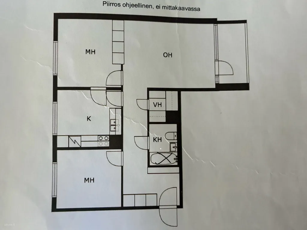 Apartment with Balcony in Imatra Centre
