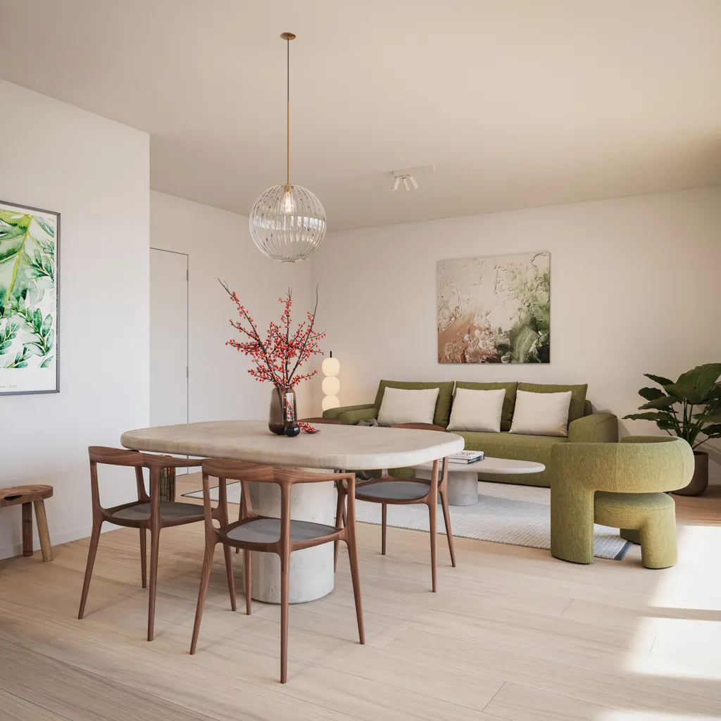 Söögituba - New Build Apartment with Large Terrace in Deurne